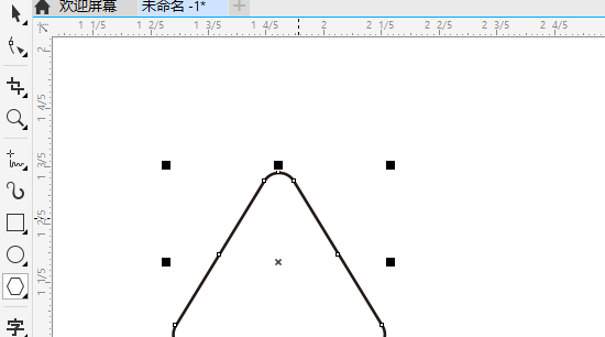 cdr要怎样才可以画三角形,coreldraw x4怎么画三角形图8