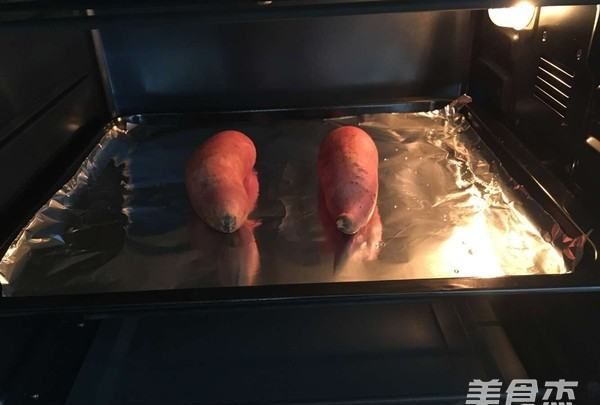 地瓜怎么烤用烤箱,红薯放烤箱里怎么烤烤几分钟图3