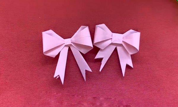 简单的蝴蝶结怎么叠,最简单的蝴蝶结3步折法衣服图18